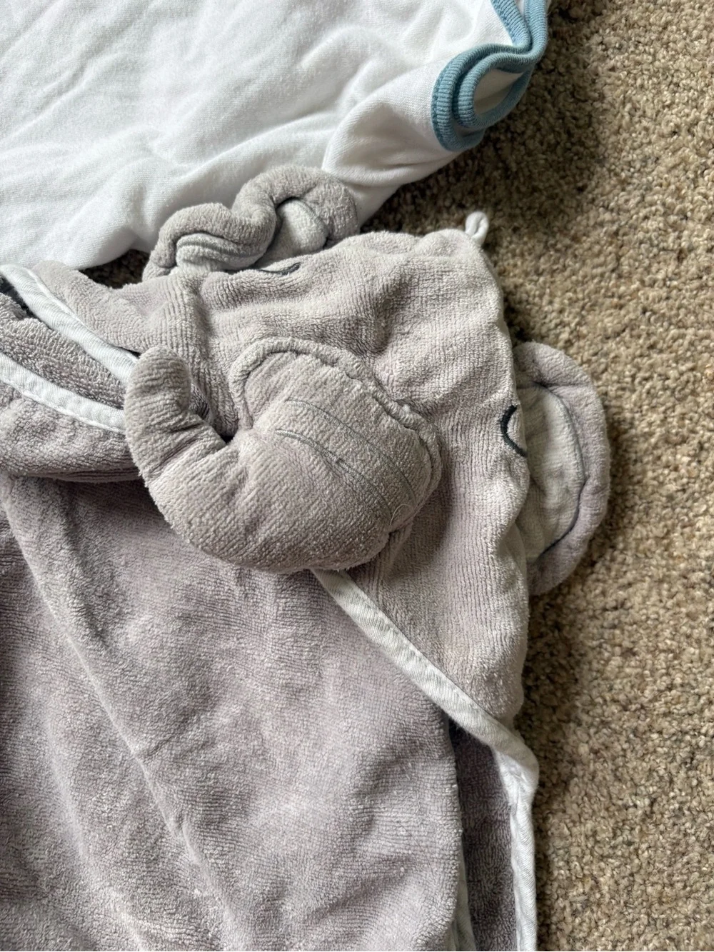 Cloud Island Pillowfort Set Of 5 Baby Towels And Washcloths Dog Elephant Boats